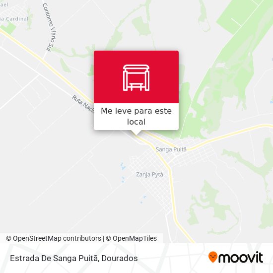 Estrada De Sanga Puitã mapa