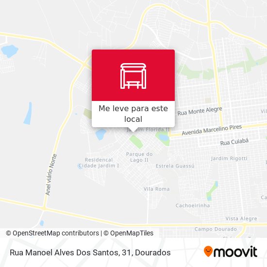 Rua Manoel Alves Dos Santos, 31 mapa