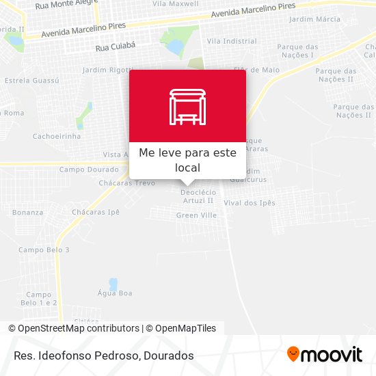 Res. Ideofonso Pedroso mapa
