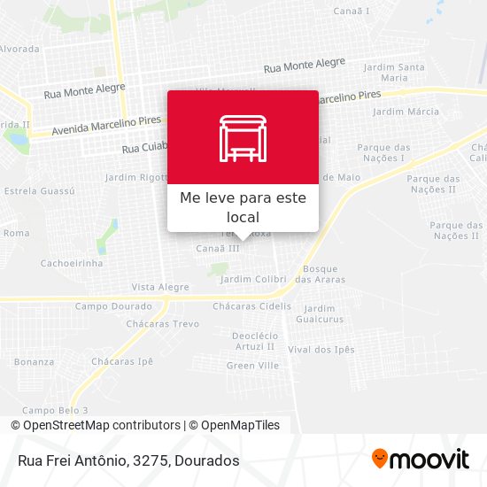 Rua Frei Antônio, 3275 mapa