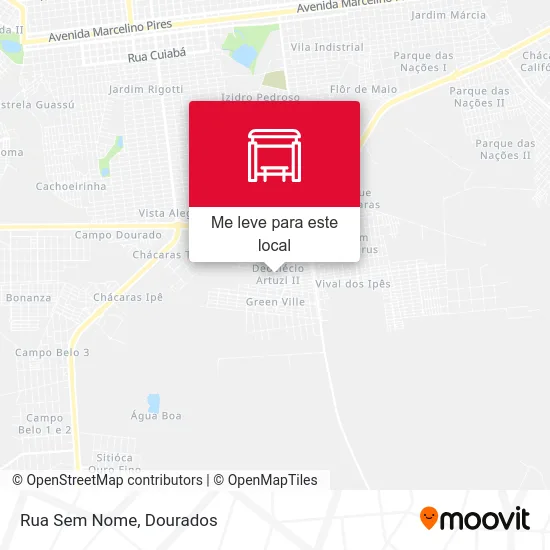 Rua Sem Nome mapa