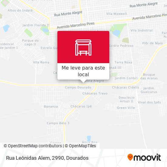 Rua Leônidas Alem, 2990 mapa