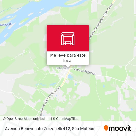 Avenida Benevenuto Zorzanelli 412 mapa