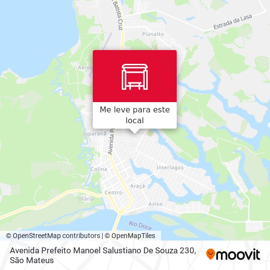 Avenida Prefeito Manoel Salustiano De Souza 230 mapa