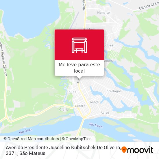 Avenida Presidente Juscelino Kubitschek De Oliveira, 3371 mapa