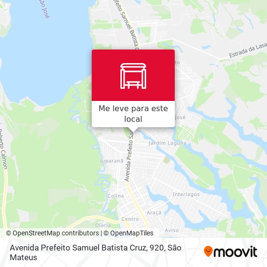 Avenida Prefeito Samuel Batista Cruz, 920 mapa