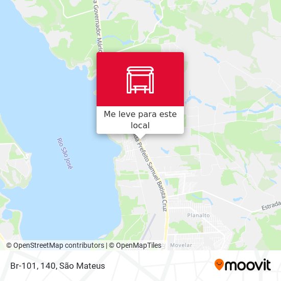 Br-101, 140 mapa