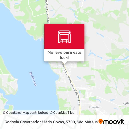 Rodovia Governador Mário Covas, 5700 mapa