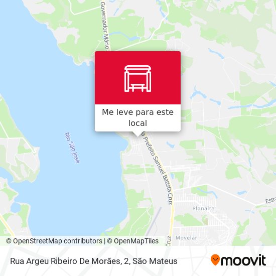 Rua Argeu Ribeiro De Morães, 2 mapa
