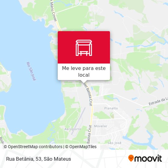 Rua Betânia, 53 mapa