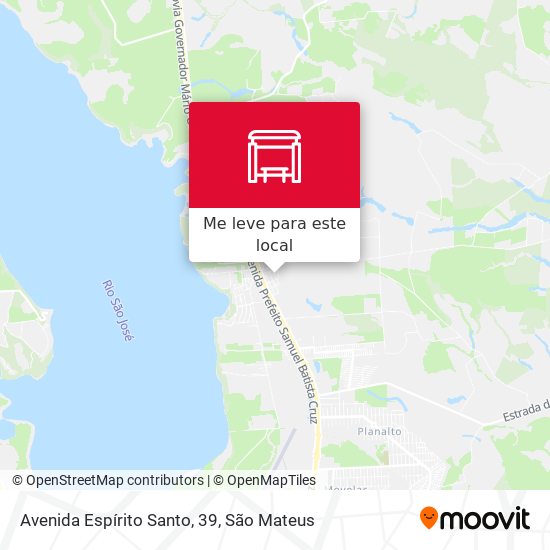 Avenida Espírito Santo, 39 mapa