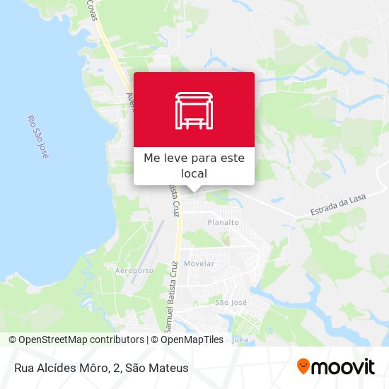 Rua Alcídes Môro, 2 mapa