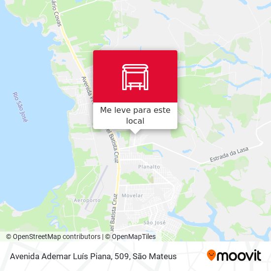 Avenida Ademar Luís Piana, 509 mapa