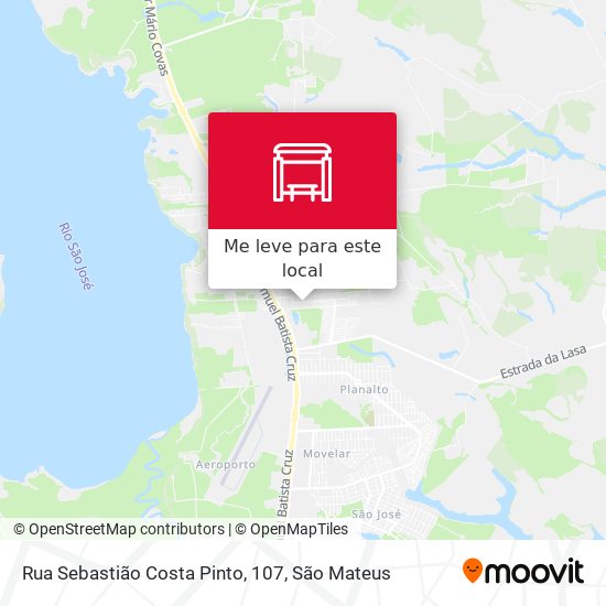 Rua Sebastião Costa Pinto, 107 mapa