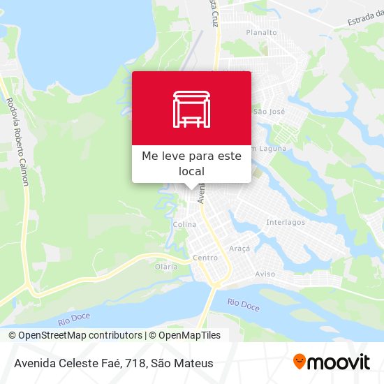 Avenida Celeste Faé, 718 mapa
