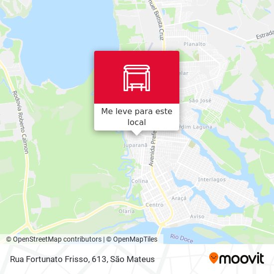 Rua Fortunato Frisso, 613 mapa