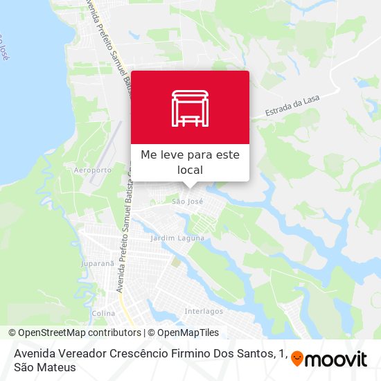 Avenida Vereador Crescêncio Firmino Dos Santos, 1 mapa