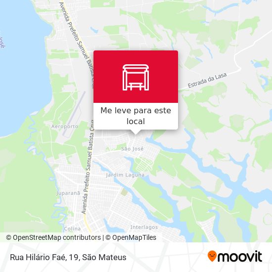 Rua Hilário Faé, 19 mapa
