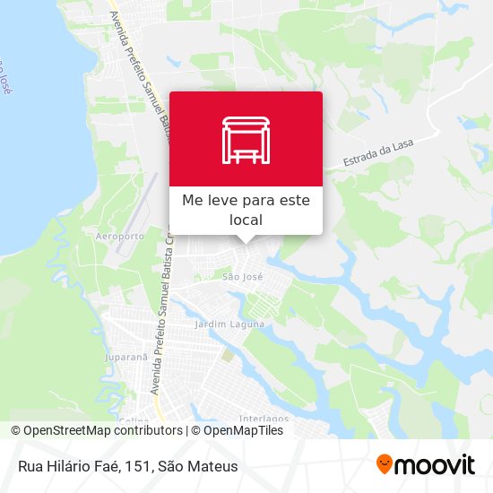 Rua Hilário Faé, 151 mapa