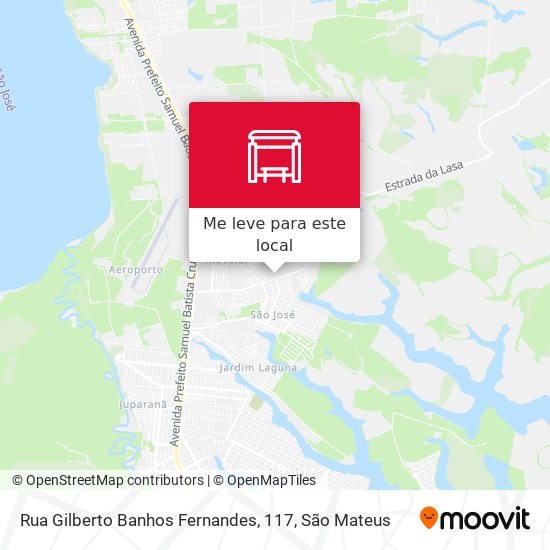 Rua Gilberto Banhos Fernandes, 117 mapa