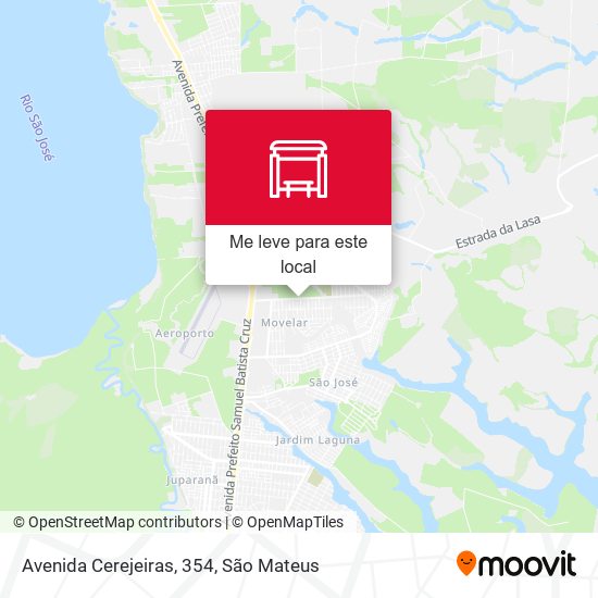 Avenida Cerejeiras, 354 mapa