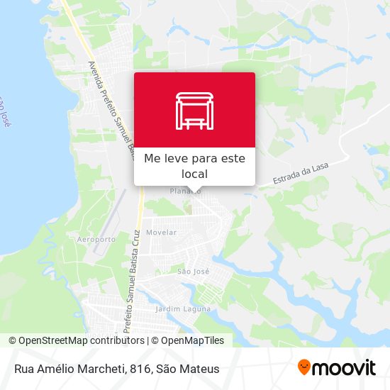 Rua Amélio Marcheti, 816 mapa