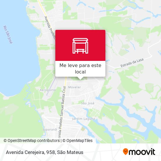 Avenida Cerejeira, 958 mapa