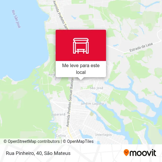 Rua Pinheiro, 40 mapa