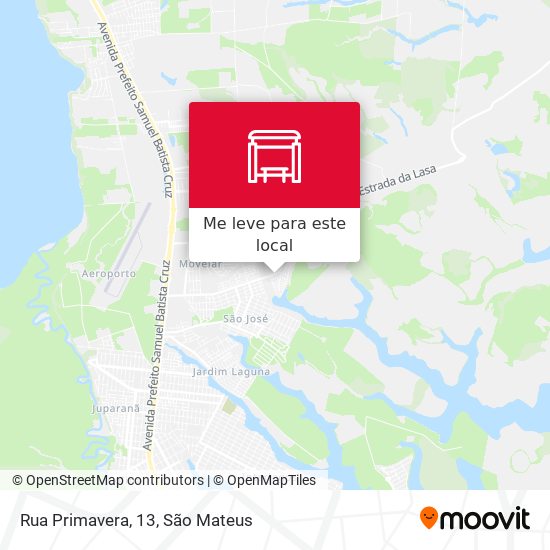 Rua Primavera, 13 mapa
