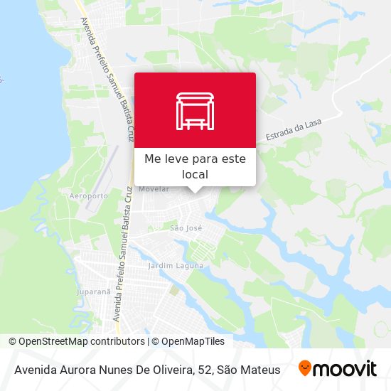 Avenida Aurora Nunes De Oliveira, 52 mapa