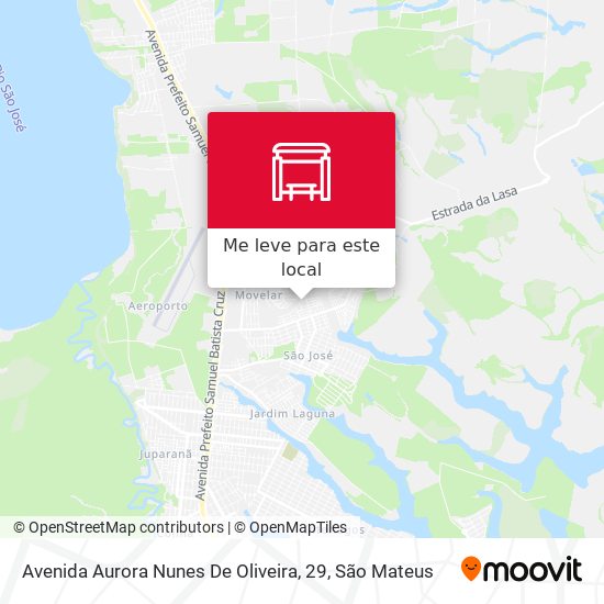 Avenida Aurora Nunes De Oliveira, 29 mapa