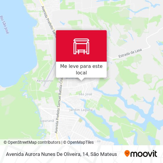 Avenida Aurora Nunes De Oliveira, 14 mapa