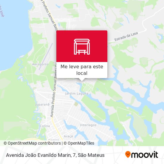 Avenida João Evanildo Marin, 7 mapa