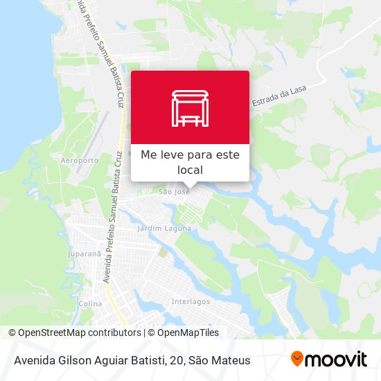 Avenida Gilson Aguiar Batisti, 20 mapa