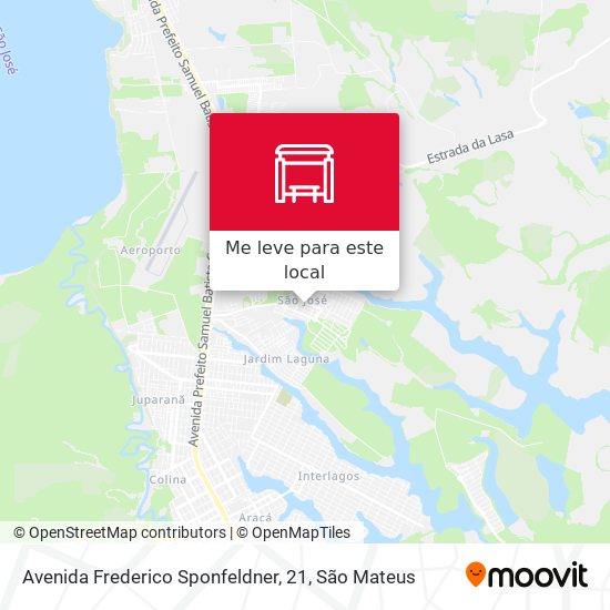 Avenida Frederico Sponfeldner, 21 mapa