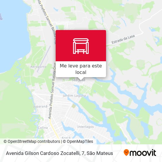 Avenida Gilson Cardoso Zocatelli, 7 mapa