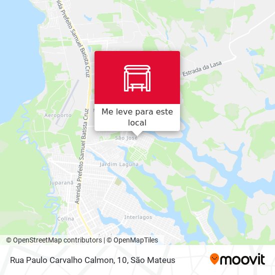 Rua Paulo Carvalho Calmon, 10 mapa