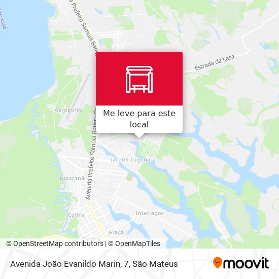Avenida João Evanildo Marin, 7 mapa