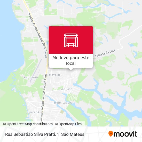 Rua Sebastião Silva Pratti, 1 mapa