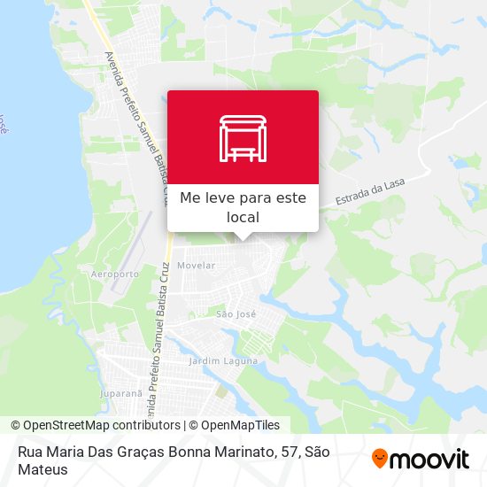 Rua Maria Das Graças Bonna Marinato, 57 mapa