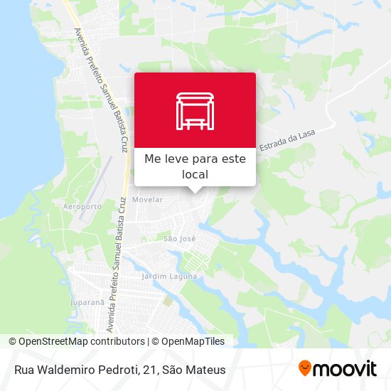Rua Waldemiro Pedroti, 21 mapa