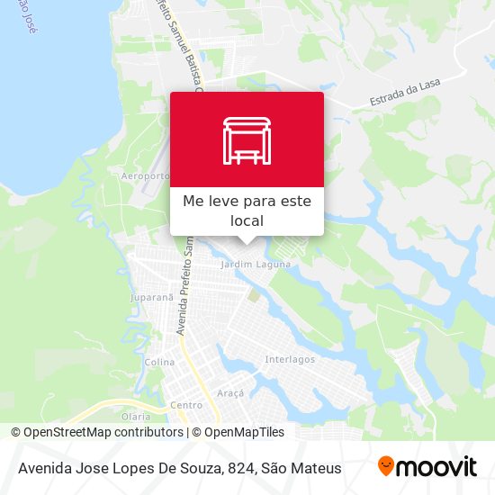 Avenida Jose Lopes De Souza, 824 mapa