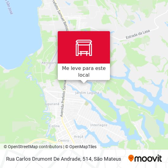 Rua Carlos Drumont De Andrade, 514 mapa