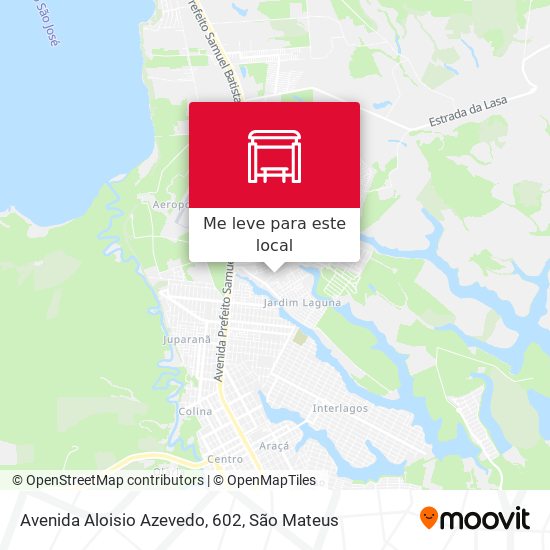 Avenida Aloisio Azevedo, 602 mapa