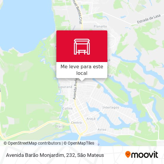 Avenida Barão Monjardim, 232 mapa