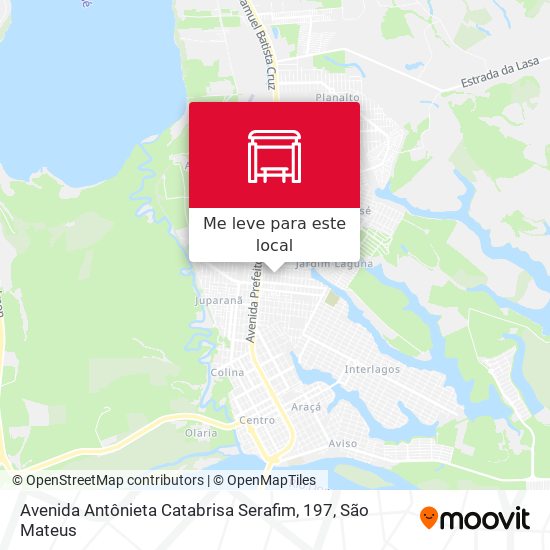 Avenida Antônieta Catabrisa Serafim, 197 mapa
