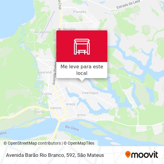 Avenida Barão Rio Branco, 592 mapa