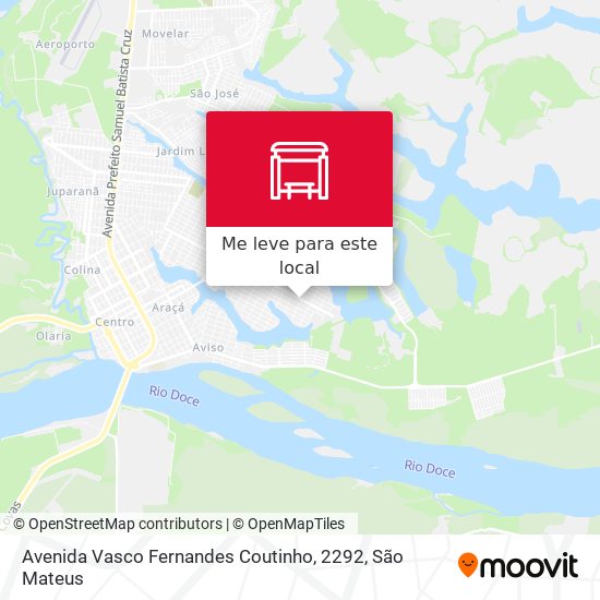 Avenida Vasco Fernandes Coutinho, 2292 mapa