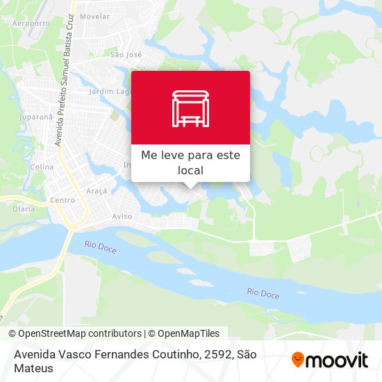 Avenida Vasco Fernandes Coutinho, 2592 mapa