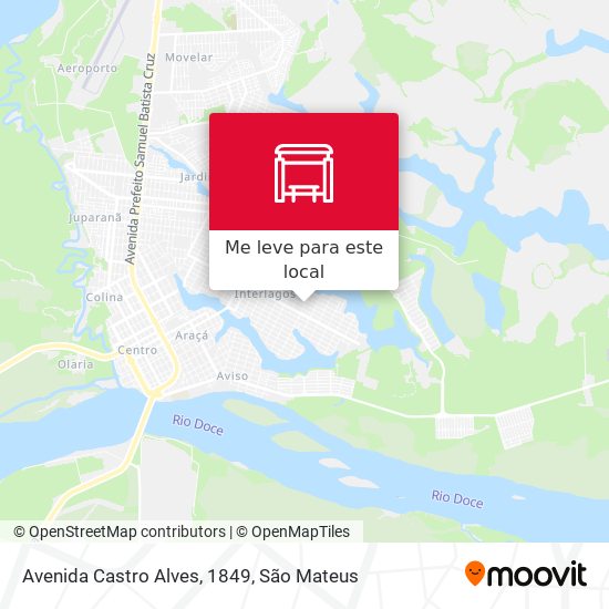 Avenida Castro Alves, 1849 mapa